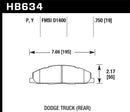 Hawk 09-14 Dodge Ram 2500/3500 Rear LTS Brake Pads