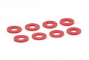 Daystar D-Ring Shackle Washers Set of 8 Red