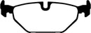 EBC 99-01 Saab 9-5 2.3 Turbo (Aero) Greenstuff Rear Brake Pads