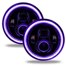Oracle Jeep Wrangler JL/Gladiator JT 7in. High Powered LED Headlights (Pair) - Dynamic - Dynamic