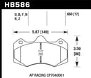Hawk AP Racing CP7040 DTC-70 Race Brake Pads