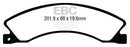 EBC 12+ Nissan NV 1500 Extra Duty Rear Brake Pads