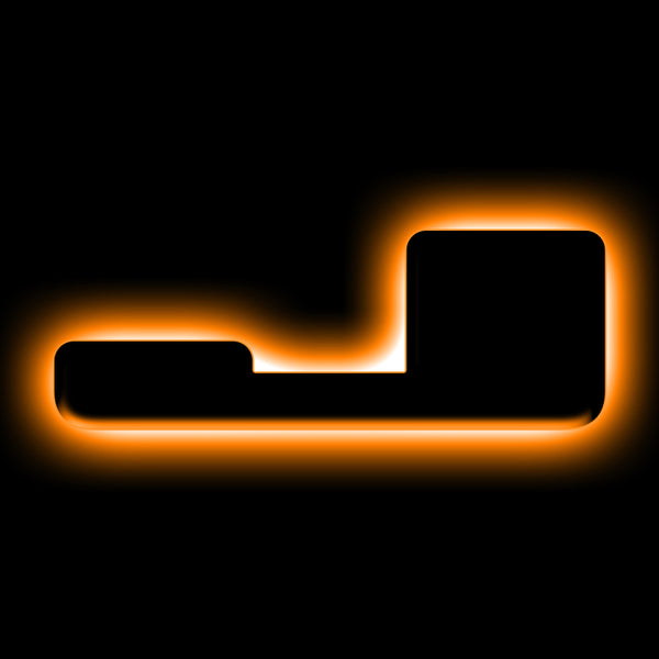 ORACLE Lighting Universal Illuminated LED Letter Badges - Matte Black Surface Finish - J