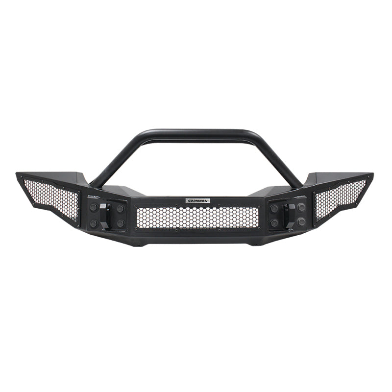 Go Rhino 07-20 Jeep Wrangler JL/JLU/JK/JKU/Gladiator JT Rockline Full Width Bumper w/ Overrider