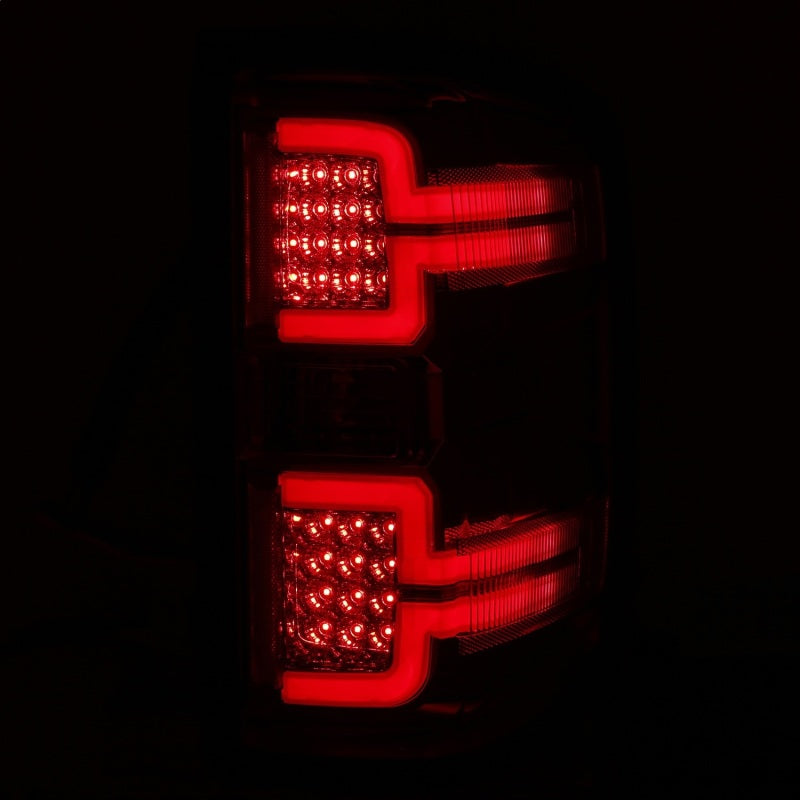 ANZO 2014-2018 Chevy Silverado 1500 LED Taillights Red/Clear