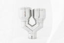 MBRP Universal T304 SS Dual Tip 4in OD/2.5in Inlet
