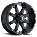 Raceline 991B Assault 17x9in / 8x165.1 BP / -12mm Offset / 125.2mm Bore - Satin Black Wheel