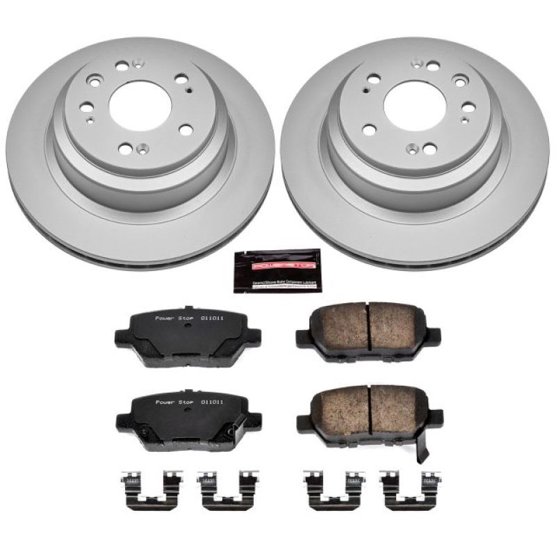 Power Stop 05-12 Acura RL Rear Z17 Evolution Geomet Coated Brake Kit