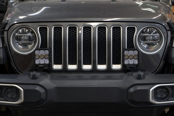 Diode Dynamics Jeep JL SS5 CrossLink Bumper Lightbar Kit Pro Combo
