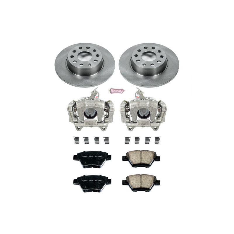 Power Stop 10-12 Audi A3 Rear Autospecialty Brake Kit w/Calipers