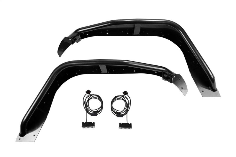 Fabtech Front Steel Tube Fenders - 18-19 Jeep JL 4WD / 2020 Jeep Gladiator 4WD