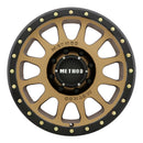 Method MR305 NV 20x9 +18mm Offset 8x6.5 130.81mm CB Method Bronze/Black Street Loc Wheel