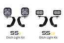 Diode Dynamics 10-21 Toyota 4Runner Stage Series 2in LED Ditch Light Kit - Sport Yellow Combo