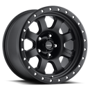 Raceline 929B Avenger 17x9in / 8x165.1 BP / -12mm Offset / 130.81mm Bore - Satin Black Wheel