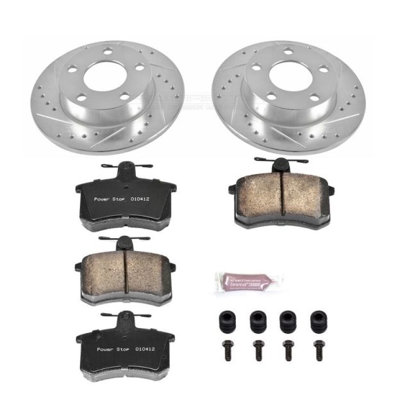 Power Stop 96-01 Audi A4 Quattro Rear Z23 Evolution Sport Brake Kit