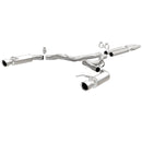 MagnaFlow Cat Back, SS, 3in, Competition, Dual Split Polished 4.5in Tips 2015 Ford Mustang GT V8 5.0