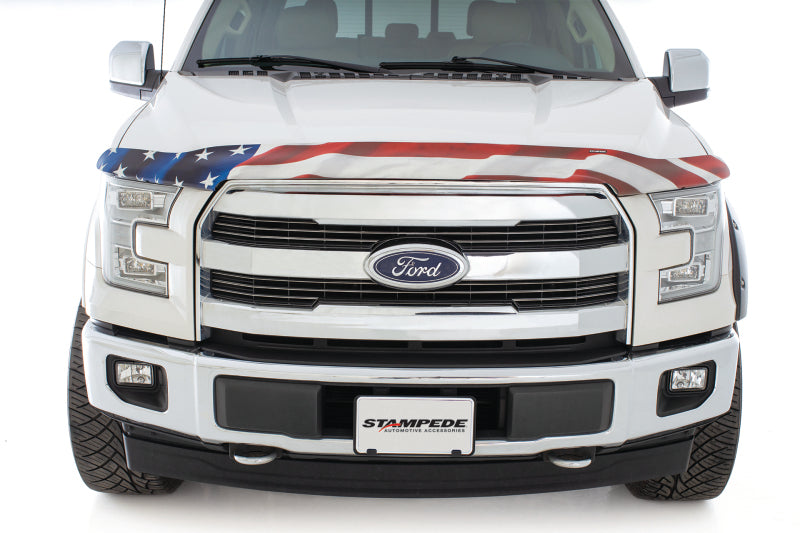 Stampede 2015-2019 Ford F-150 Vigilante Premium Hood Protector - Flag