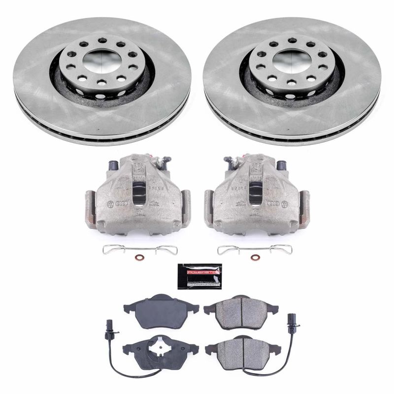 Power Stop 02-05 Audi A4 Front Autospecialty Brake Kit w/Calipers