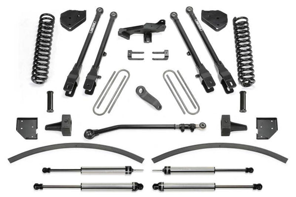 Fabtech 17-20 Ford F250/350 4WD Diesel 8in 4 Link System w/DL Shocks