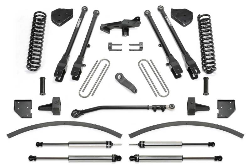 Fabtech 17-20 Ford F250/350 4WD Diesel 8in 4 Link System w/DL Shocks