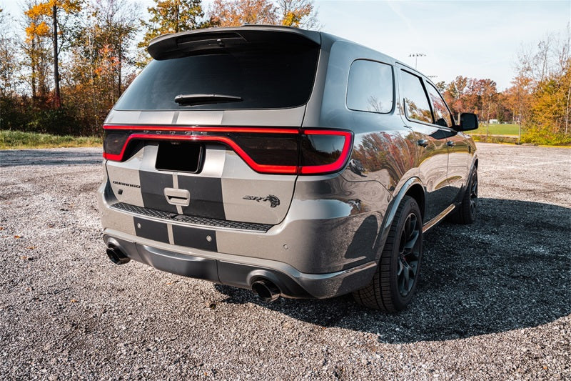 Corsa 21-22 Dodge Durango SRT Hellcat Cat-Back 2.75in Dual Rear Exit 4.5in Black PVD Pro-Series Tips