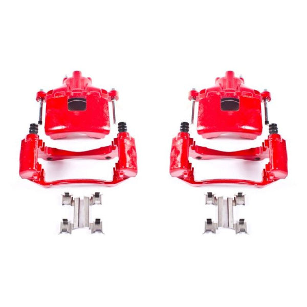 Power Stop 05-09 Buick Allure Front Red Calipers w/Brackets - Pair