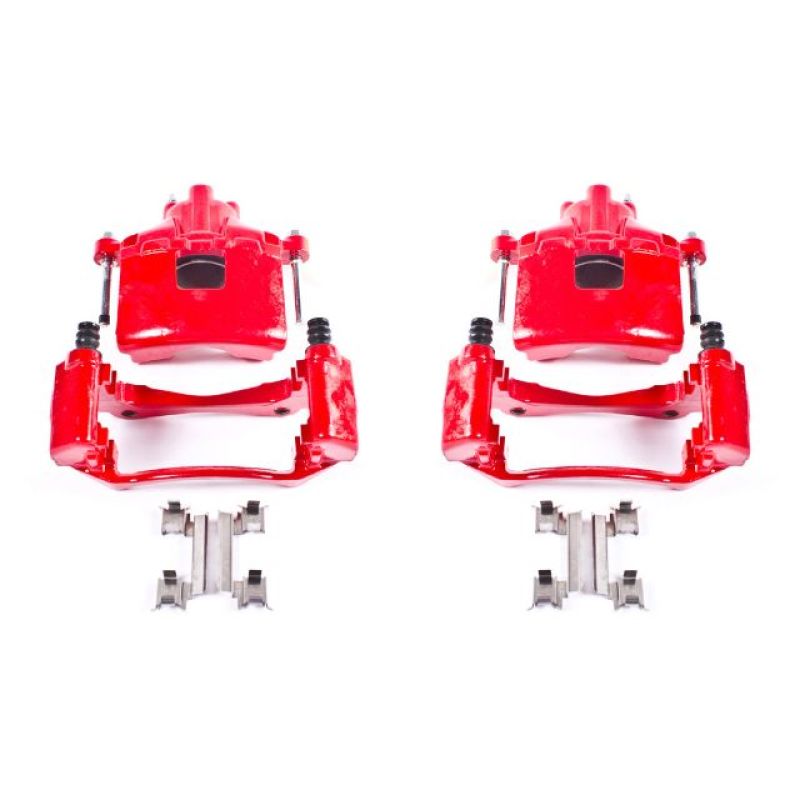 Power Stop 05-09 Buick Allure Front Red Calipers w/Brackets - Pair