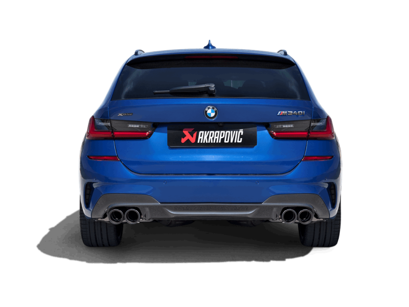 Akrapovic 20-22 BMW M340i (G20, G21) Slip-On Line (Titanium) (Requires BMW Part