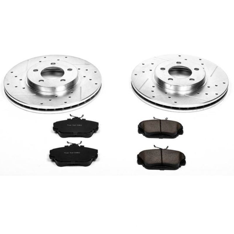 Power Stop 96-99 Ford Taurus Front Z23 Evolution Sport Brake Kit