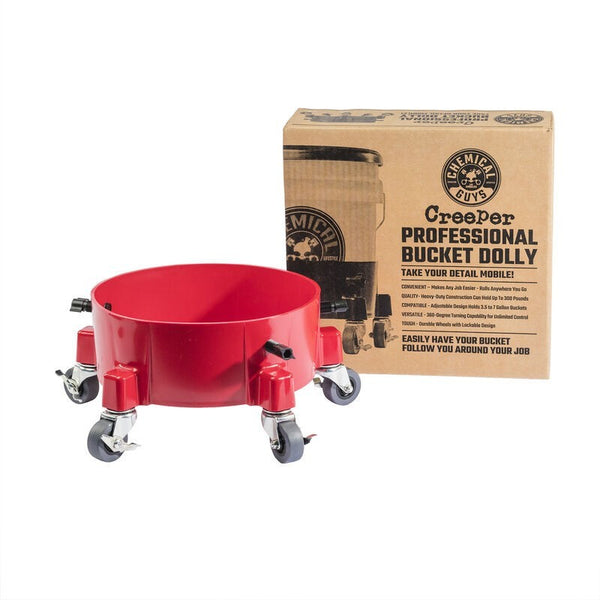 Chemical Guys Creeper Professional Bucket Dolly - Red (P1) - Case of 3