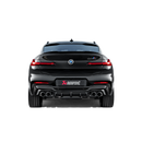Akrapovic 2019+ BMW X4M Rear Carbon Fiber Diffuser - High Gloss
