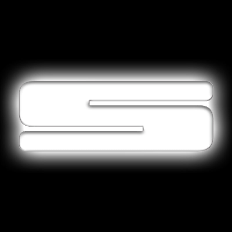 ORACLE Lighting Universal Illuminated LED Letter Badges - Matte White Surface Finish - S
