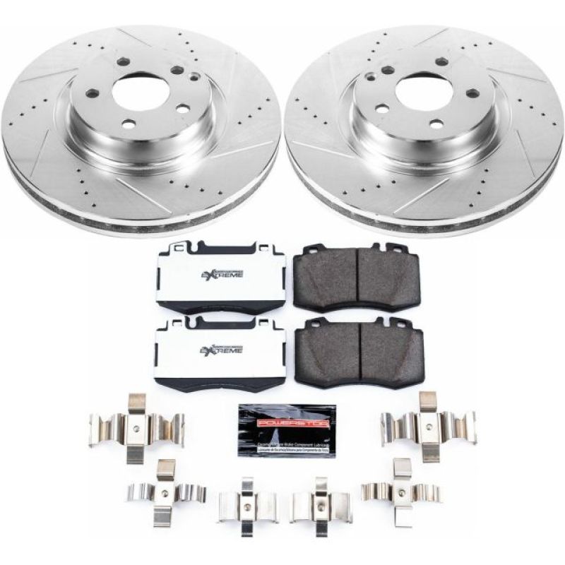 Power Stop 2003 Mercedes-Benz SL500 Front Z26 Street Warrior Brake Kit