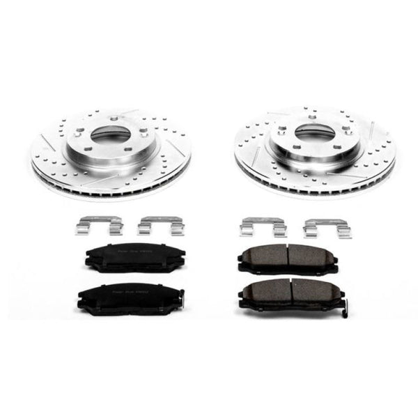 Power Stop 01-05 Hyundai Santa Fe Front Z23 Evolution Sport Brake Kit