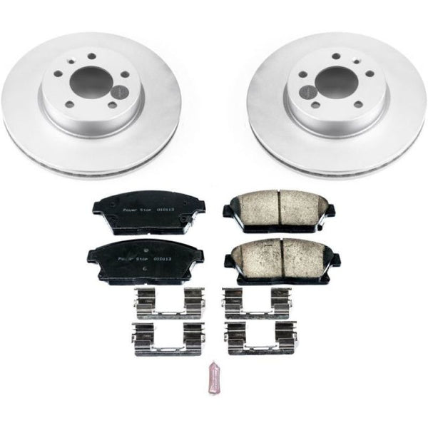 Power Stop 13-18 Cadillac ATS Front Z17 Evolution Geomet Coated Brake Kit