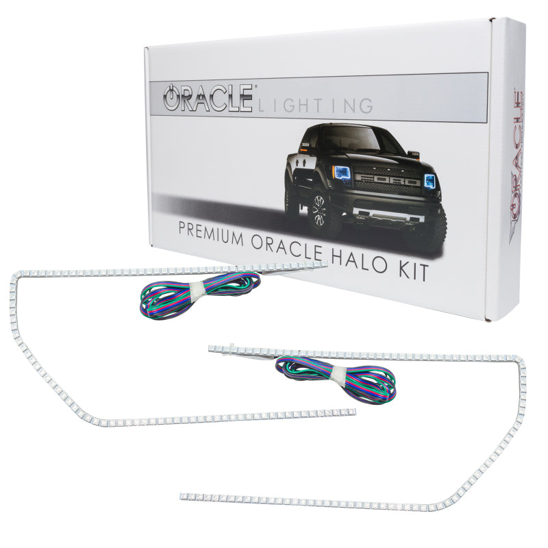 Oracle Ford F-150/Raptor 09-14 Perimeter Halo Kit - ColorSHIFT w/ 2.0 Controller