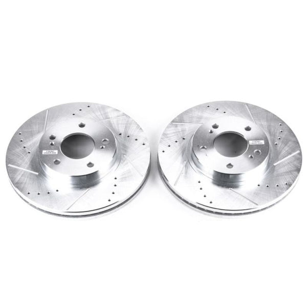 Power Stop 97-01 Infiniti Q45 Front Evolution Drilled & Slotted Rotors - Pair