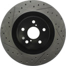 StopTech 13-18 Lexus GS350 Slotted & Drilled Front Right Rotor