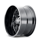 Mayhem 8112 Essex 22x12 / 8x165.1 BP / -51mm Offset / 125.2mm Hub Black w/ Milled Spokes Wheel