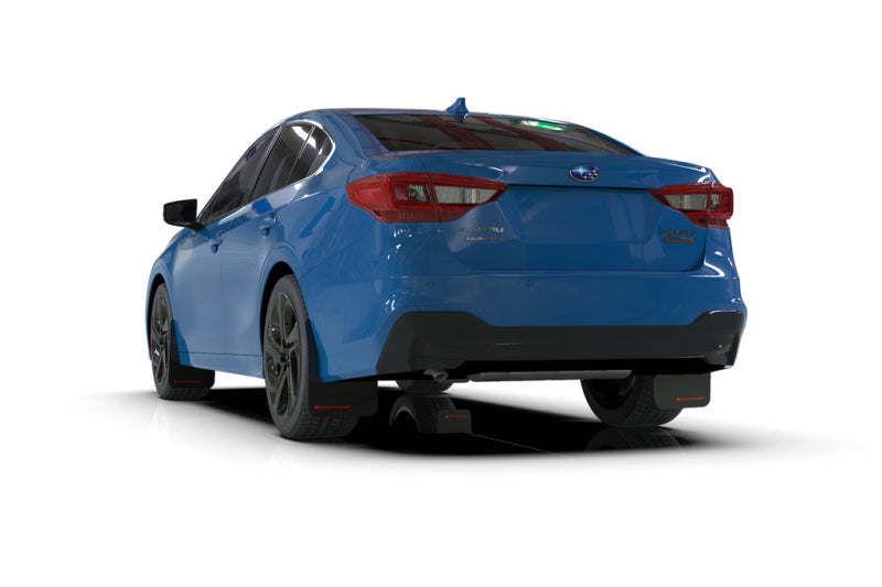 Rally Armor 20+ Subaru Legacy UR Black Mud Flap w/ Blue Logo