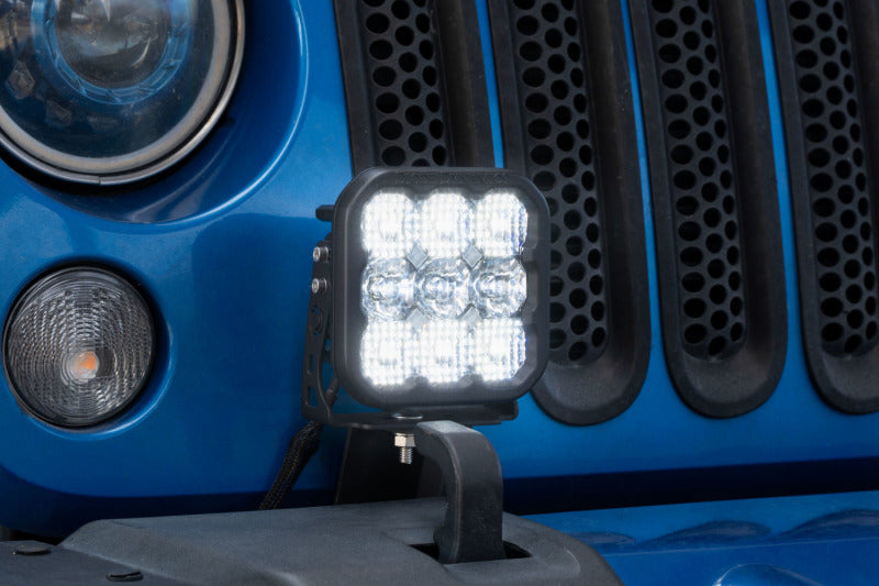 Diode Dynamics 07-18 Jeep JK Wrangler SS5 Bumper LED Pod Light Kit - Sport Yellow Driving
