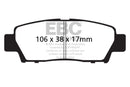 EBC 95-96 Toyota Avalon 3.0 Yellowstuff Rear Brake Pads