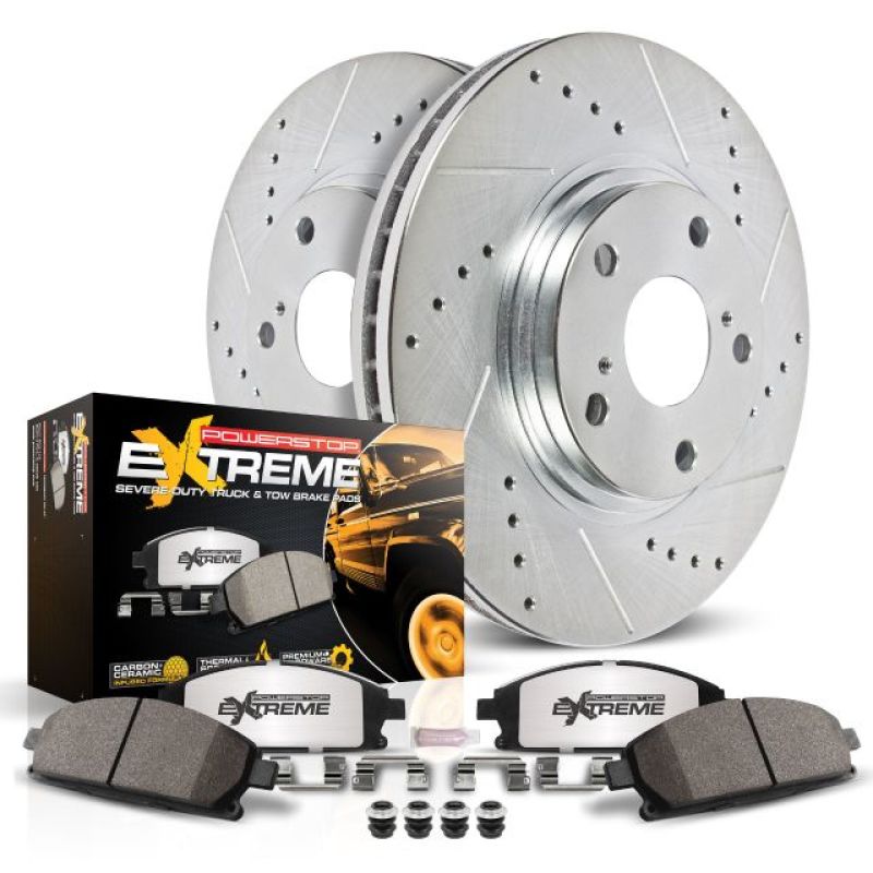 Power Stop 12-19 Chevrolet Silverado 2500 HD Front Z36 Truck & Tow Brake Kit