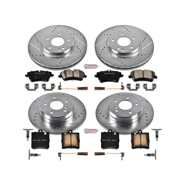 Power Stop 2003 Mercedes-Benz C230 Front & Rear Z23 Evolution Sport Brake Kit