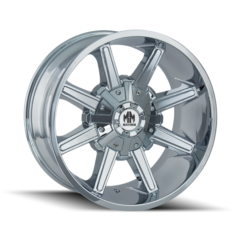 Mayhem 8104 Arsenal 18x9 / 5x114.3 BP / 18mm Offset / 87mm Hub Chrome Wheel