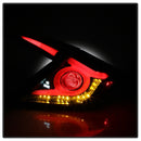 Spyder 16-19 Honda Civic 4 Door Light Bar LED Tail Lights - Black - ALT-YD-HC164D-LB-BK