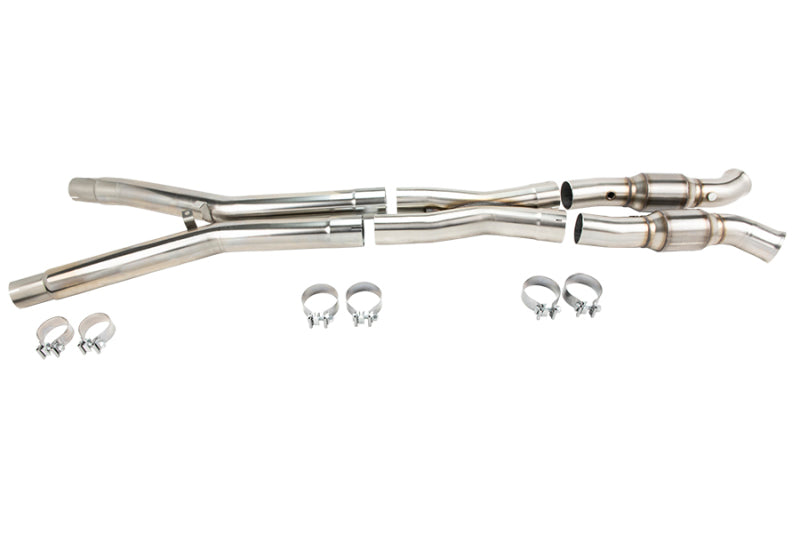 Kooks 05-08 Chevrolet Corvette Base Header and Catted Connection Kit-3in x 3in x 2-1/2in X-Pipe