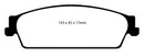 EBC 09-14 Cadillac Escalade 6.0 Hybrid Ultimax2 Rear Brake Pads