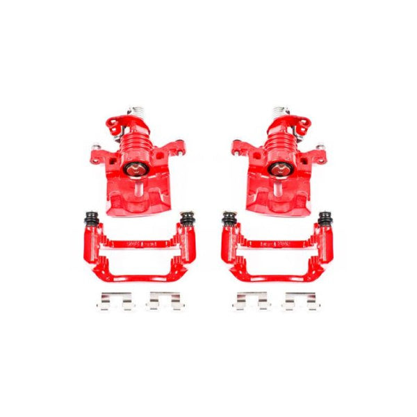 Power Stop 05-09 Buick Allure Rear Red Calipers w/Brackets - Pair