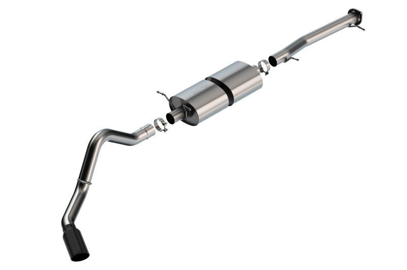 Borla 20-22 Chevrolet/GMC Silverado/Sierra 6.6L T-304 SS Cat-Back S-Type Exhaust - Brushed